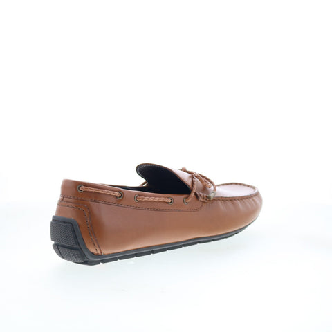 Rockport Taya Mens Brown Wide Leather Loafers & Slip Ons Moccasin Shoes