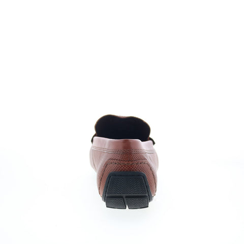 Rockport Tayo RMTAYO Mens Brown Leather Loafers & Slip Ons Moccasin Shoes