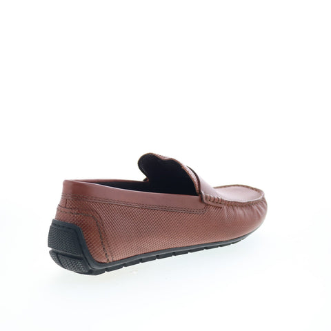 Rockport Tayo RMTAYO Mens Brown Leather Loafers & Slip Ons Moccasin Shoes