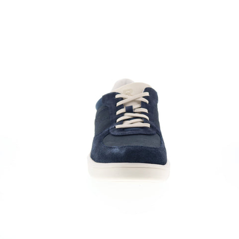 Rockport Tayton RMTAYTON Mens Blue Suede Lace Up Lifestyle Sneakers Shoes