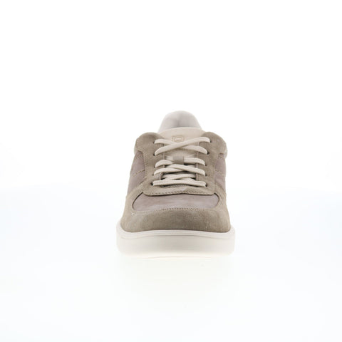 Rockport Tayton RMTAYTON Mens Gray Wide Suede Lifestyle Sneakers Shoes