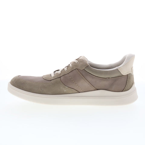 Rockport Tayton RMTAYTON Mens Gray Wide Suede Lifestyle Sneakers Shoes