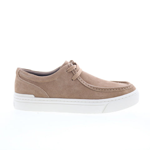 Rockport RM Terell Mens Brown Wide Suede Lace Up Lifestyle Sneakers Shoes