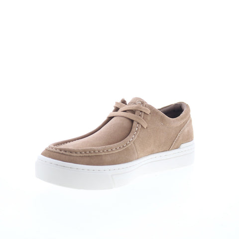 Rockport RM Terell Mens Brown Wide Suede Lace Up Lifestyle Sneakers Shoes