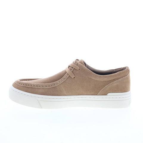 Rockport RM Terell Mens Brown Wide Suede Lace Up Lifestyle Sneakers Shoes