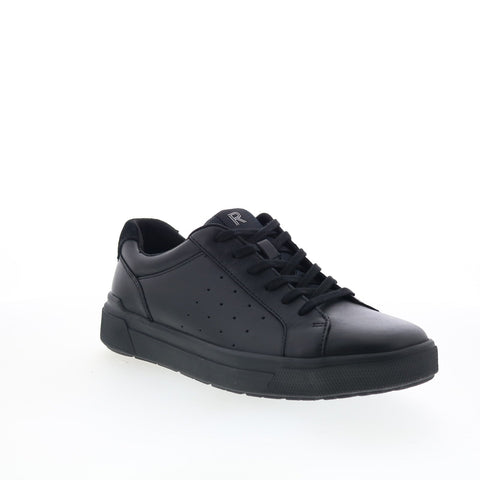 Rockport Total Motion Tarquin Mens Black Leather Lifestyle Sneakers Shoes