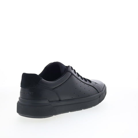 Rockport Total Motion Tarquin Mens Black Leather Lifestyle Sneakers Shoes