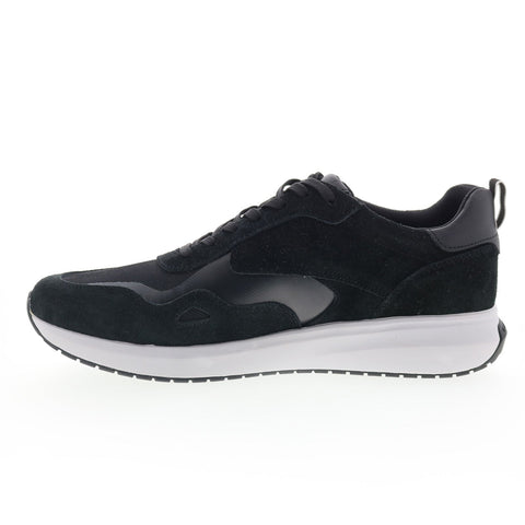 Rockport Total Motion Tilman Mens Black Wide Lifestyle Sneakers Shoes