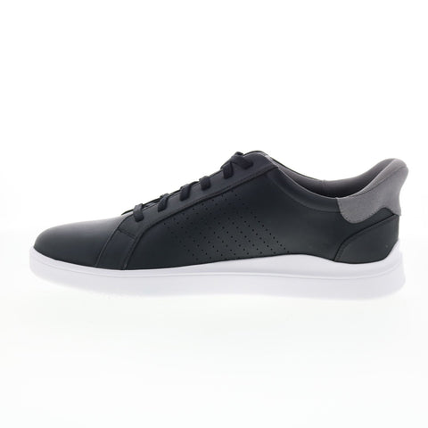 Rockport Tristen Step Activated Lace Up Mens Black Wide Sneakers Shoes