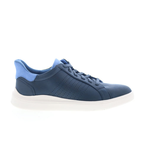 Rockport Tristen Step Activated Lace Up Mens Blue Wide Sneakers Shoes