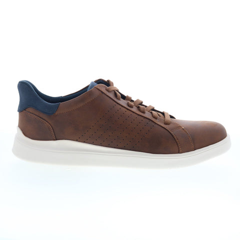 Rockport Tristen Step Activated Lace Up Mens Brown Wide Sneakers Shoes