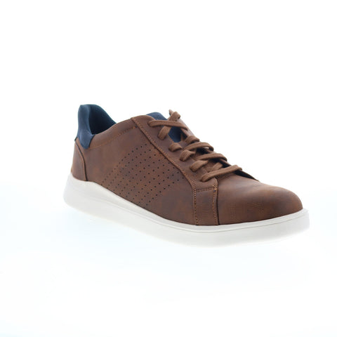 Rockport Tristen Step Activated Lace Up Mens Brown Wide Sneakers Shoes