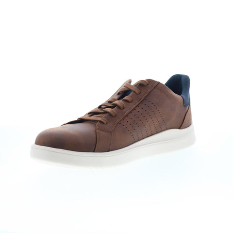 Rockport Tristen Step Activated Lace Up Mens Brown Wide Sneakers Shoes