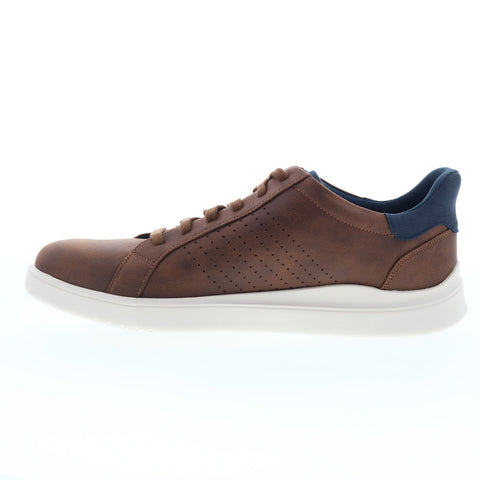 Rockport Tristen Step Activated Lace Up Mens Brown Wide Sneakers Shoes