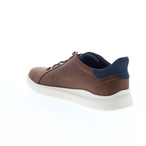 Rockport Tristen Step Activated Lace Up Mens Brown Wide Sneakers Shoes