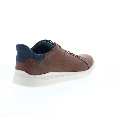 Rockport Tristen Step Activated Lace Up Mens Brown Wide Sneakers Shoes