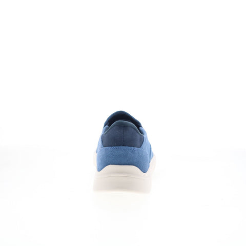 Rockport Tristens Mens Blue Suede Slip On Lifestyle Sneakers Shoes