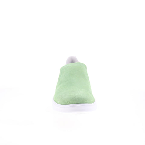 Rockport Tristens Mens Green Wide Suede Slip On Lifestyle Sneakers Shoes