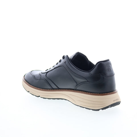 Rockport RM Weston Mens Black Leather Lace Up Lifestyle Sneakers Shoes