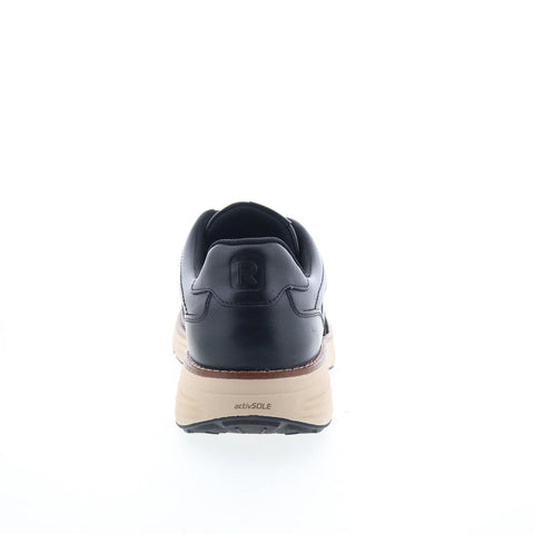 Rockport RM Weston Mens Black Leather Lace Up Lifestyle Sneakers Shoes