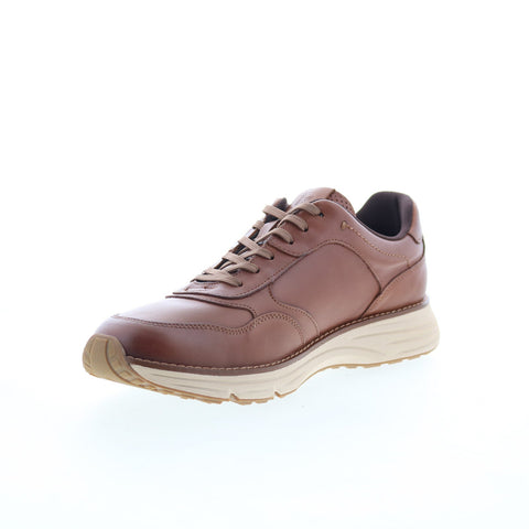 Rockport RM Weston Mens Brown Wide Leather Lifestyle Sneakers Shoes