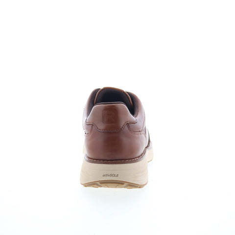 Rockport RM Weston Mens Brown Wide Leather Lifestyle Sneakers Shoes