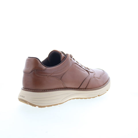 Rockport Weston Mens Brown Leather Lace Up Lifestyle Sneakers Shoes
