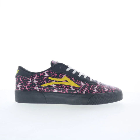 Lakai Cambridge Mens Pink Synthetic Lace Up Skate Inspired Sneakers Shoes