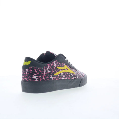 Lakai Cambridge Mens Pink Synthetic Lace Up Skate Inspired Sneakers Shoes