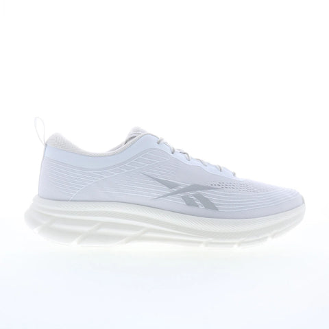 Reebok Road Strider Mens White Mesh Lace Up Athletic Running Shoes