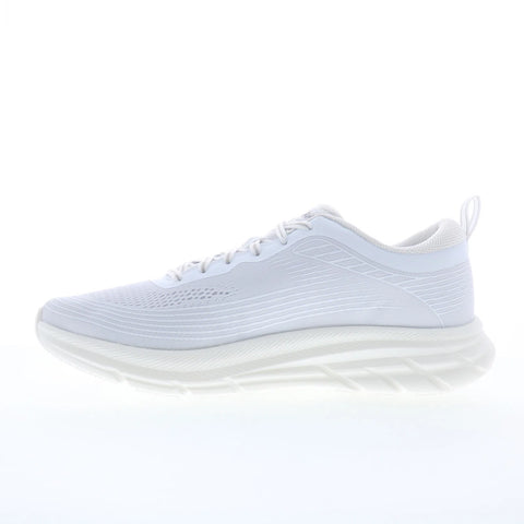 Reebok Road Strider Mens White Mesh Lace Up Athletic Running Shoes