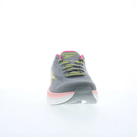 Reebok Road Strider Womens Gray Mesh Lace Up Athletic Running Shoes