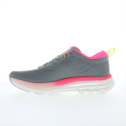 Reebok Road Strider Womens Gray Mesh Lace Up Athletic Running Shoes