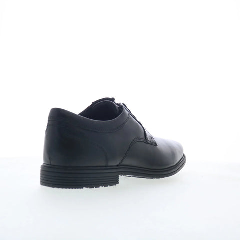 Rockport Robinsyn Mens Black Leather Oxfords & Lace Ups Plain Toe Shoes