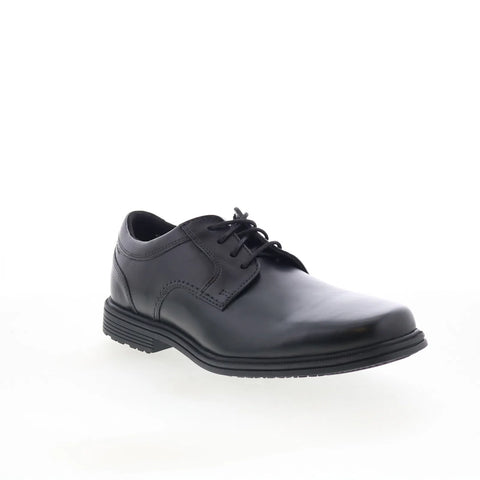 Rockport Robinsyn WP Plain Toe Mens Black Wide Oxfords Plain Toe Shoes