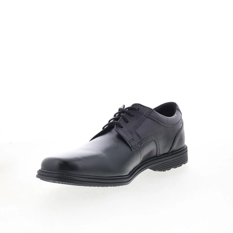 Rockport Robinsyn WP Plain Toe Mens Black Wide Oxfords Plain Toe Shoes