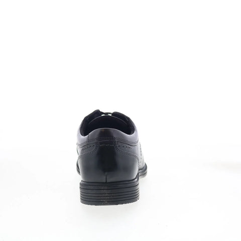 Rockport Robinsyn WP Plain Toe Mens Black Wide Oxfords Plain Toe Shoes