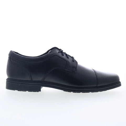 Rockport Robinsyn WP CI3073 Mens Black Oxfords & Lace Ups Cap Toe Shoes