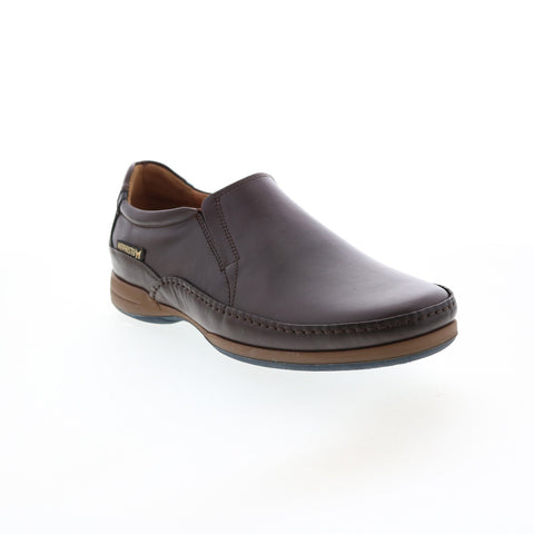 Mephisto Roby Mens Brown Leather Slip On Loafers & Slip Ons Casual Shoes