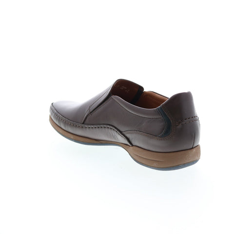 Mephisto Roby Mens Brown Leather Slip On Loafers & Slip Ons Casual Shoes
