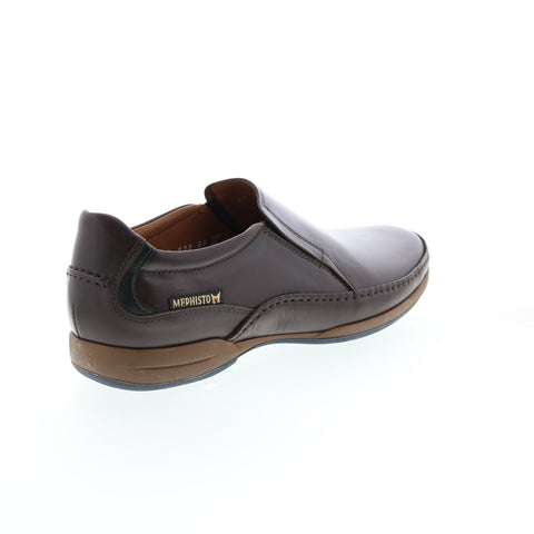 Mephisto Roby Mens Brown Leather Slip On Loafers & Slip Ons Casual Shoes