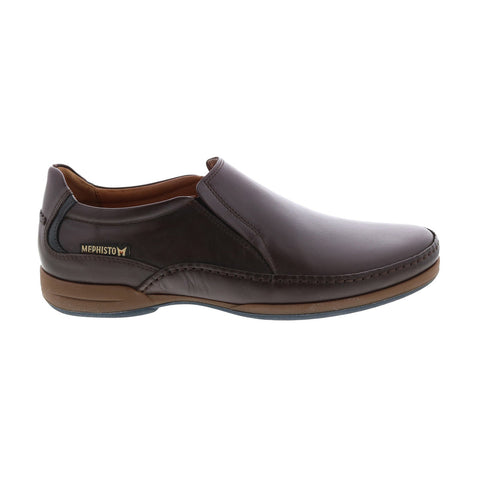 Mephisto Roby Mens Brown Leather Slip On Loafers & Slip Ons Casual Shoes