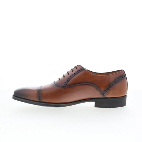 Mezlan Rocco 20817 Mens Brown Leather Lace Up Oxfords & Lace Ups Cap Toe Shoes