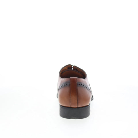 Mezlan Rocco 20817 Mens Brown Leather Lace Up Oxfords & Lace Ups Cap Toe Shoes