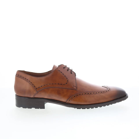 Mezlan Rocky 20993 Mens Brown Oxfords & Lace Ups Wingtip & Brogue Shoes
