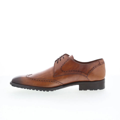 Mezlan Rocky 20993 Mens Brown Oxfords & Lace Ups Wingtip & Brogue Shoes