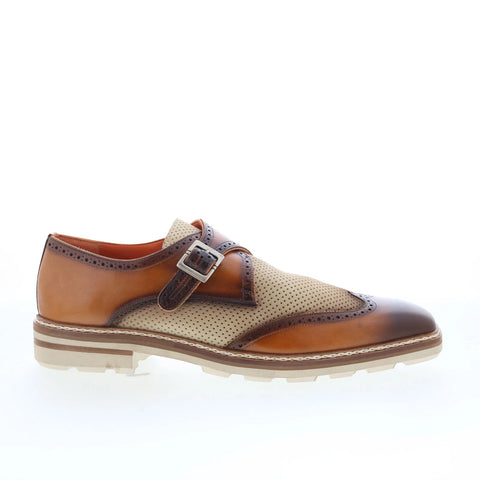 Mezlan Rocky 21075 Mens Brown Leather Loafers & Slip Ons Casual Shoes