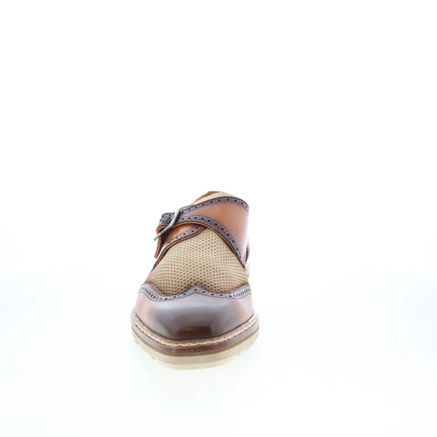 Mezlan Rocky 21075 Mens Brown Leather Loafers & Slip Ons Casual Shoes
