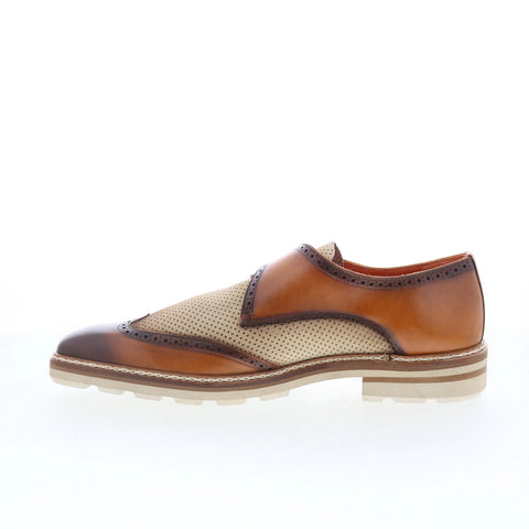 Mezlan Rocky 21075 Mens Brown Leather Loafers & Slip Ons Casual Shoes