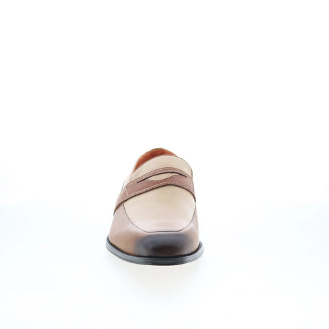 Mezlan Rocky 21160 Mens Brown Leather Loafers & Slip Ons Penny Shoes